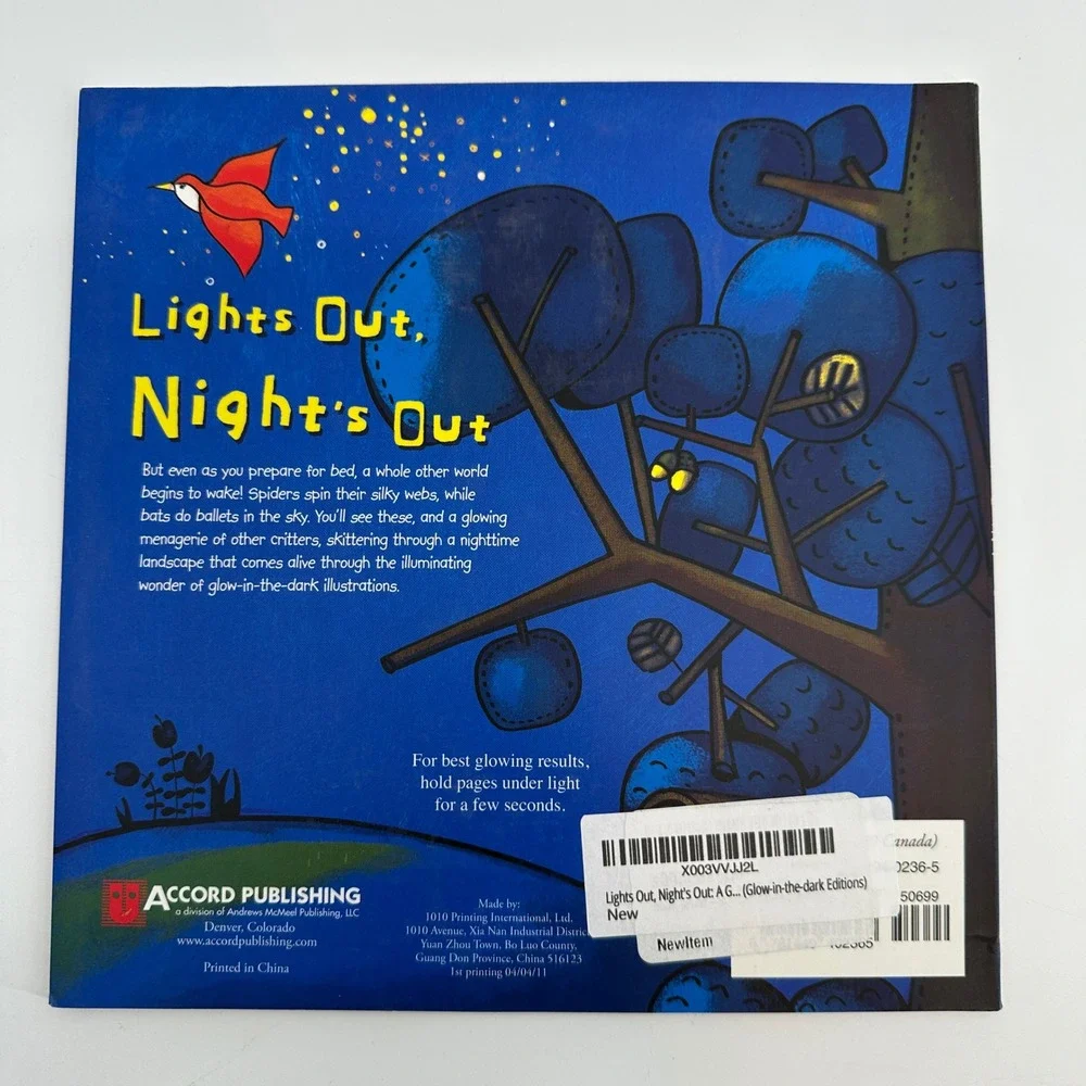 Lights Out, Night's Out: Glow-in-the-Dark Edition - William Boniface AniMotion